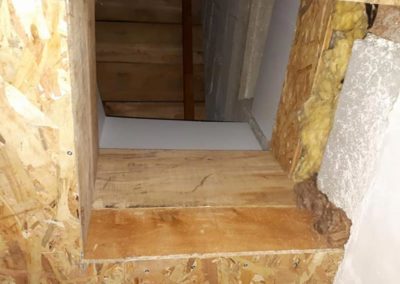 Pose trappe par les artisans de Languedoc Isolation