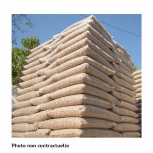 Palette de 77 sacs de granulés pépite